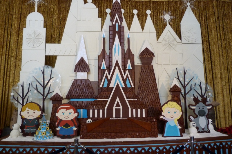 Disney's Contemporary Resort - Frozen Ginerbread Castle 2015