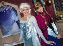 Anna and Elsa from Disney's Frozen movie