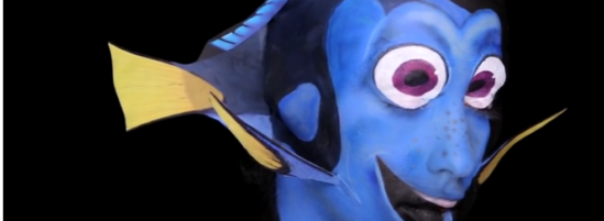 Disney’s Finding Dory Incredible Makeup Transformation