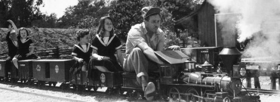 Walt Disney and His Train